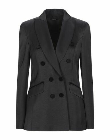 Hanita Woman Blazer Black Viscose, Polyester Cover