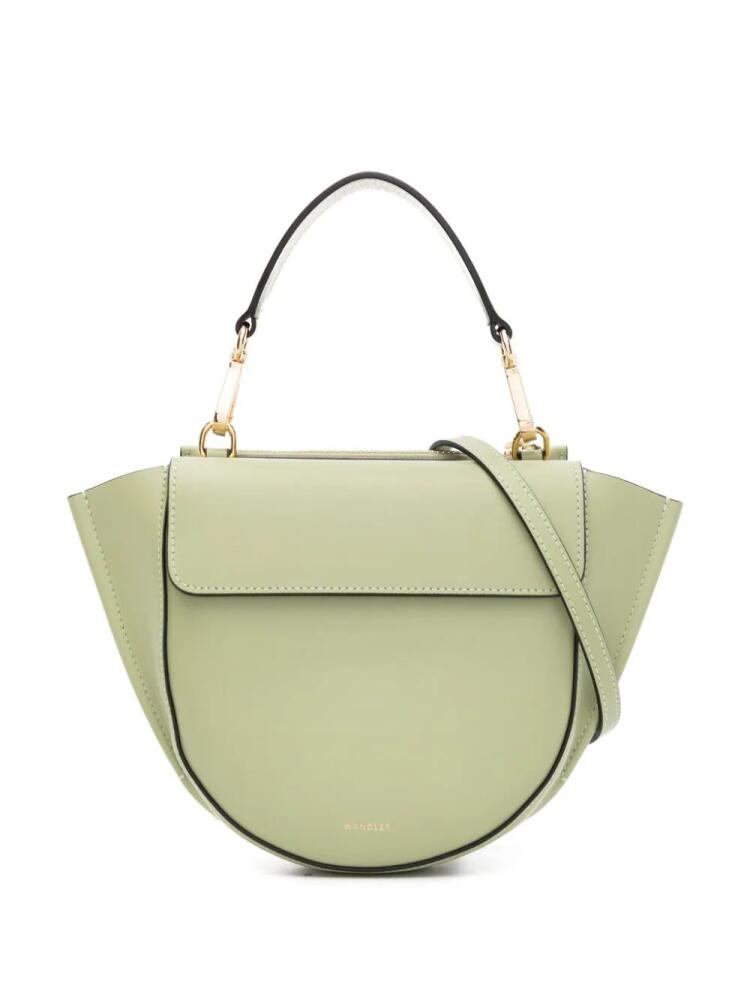 Wandler mini Hortensia leather tote bag - Green Cover