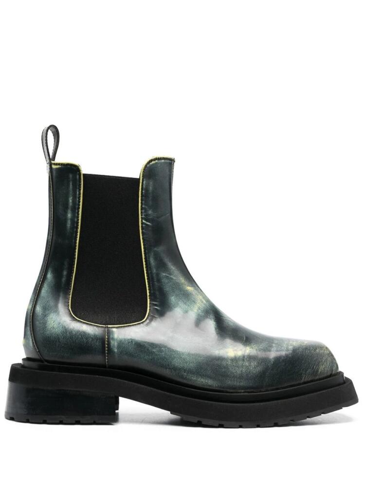 Eckhaus Latta Mike elasticated side-panel boots - Black Cover