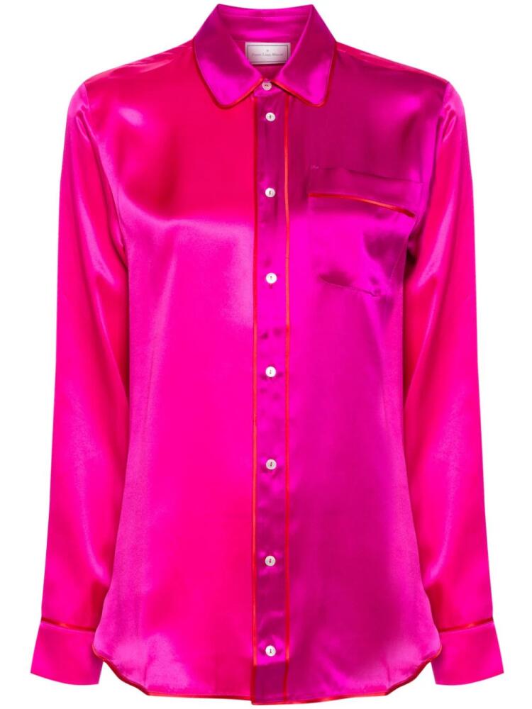 Pierre-Louis Mascia Adanau silk shirt - Pink Cover