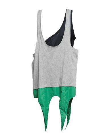 Kiko Kostadinov Man Tank top Grey Cotton, Viscose, Polyester Cover