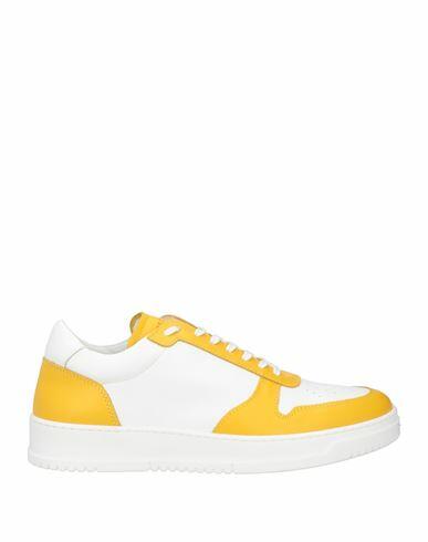 Buscemi Man Sneakers Yellow Soft Leather Cover