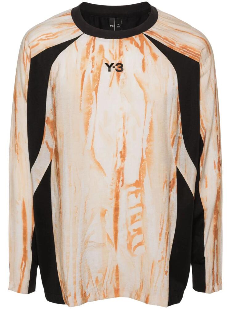 Y-3 rust-dye longsleeved T-shirt - Black Cover