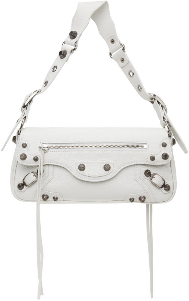 Balenciaga White 'Le Cagole' Small Sling Bag Cover