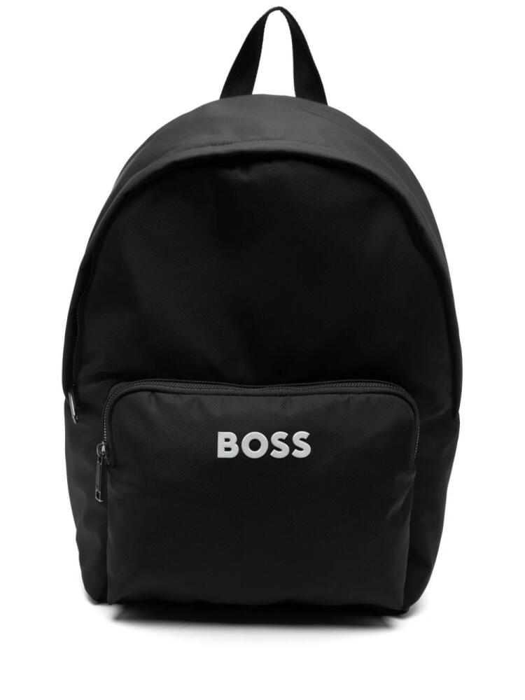 BOSS Catch 3.0 logo-appliqué backpack - Black Cover