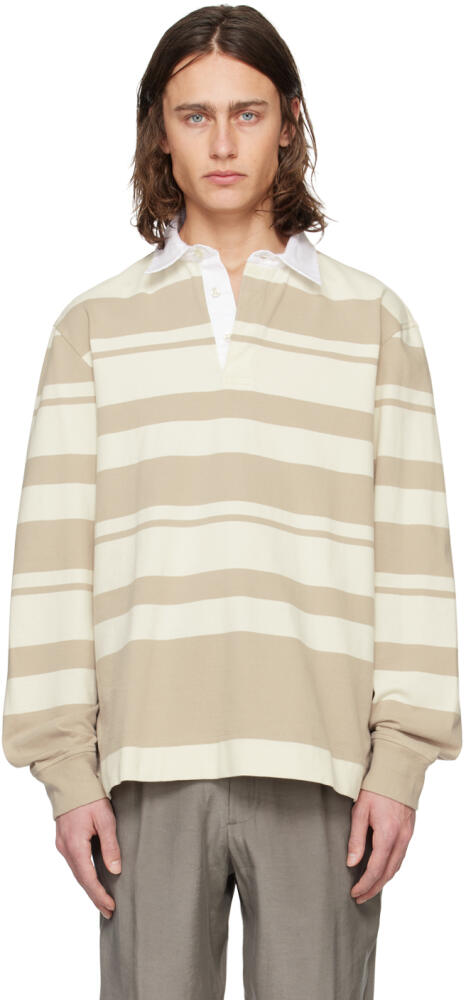 Officine Générale Off-White & Beige Ryker Polo Cover