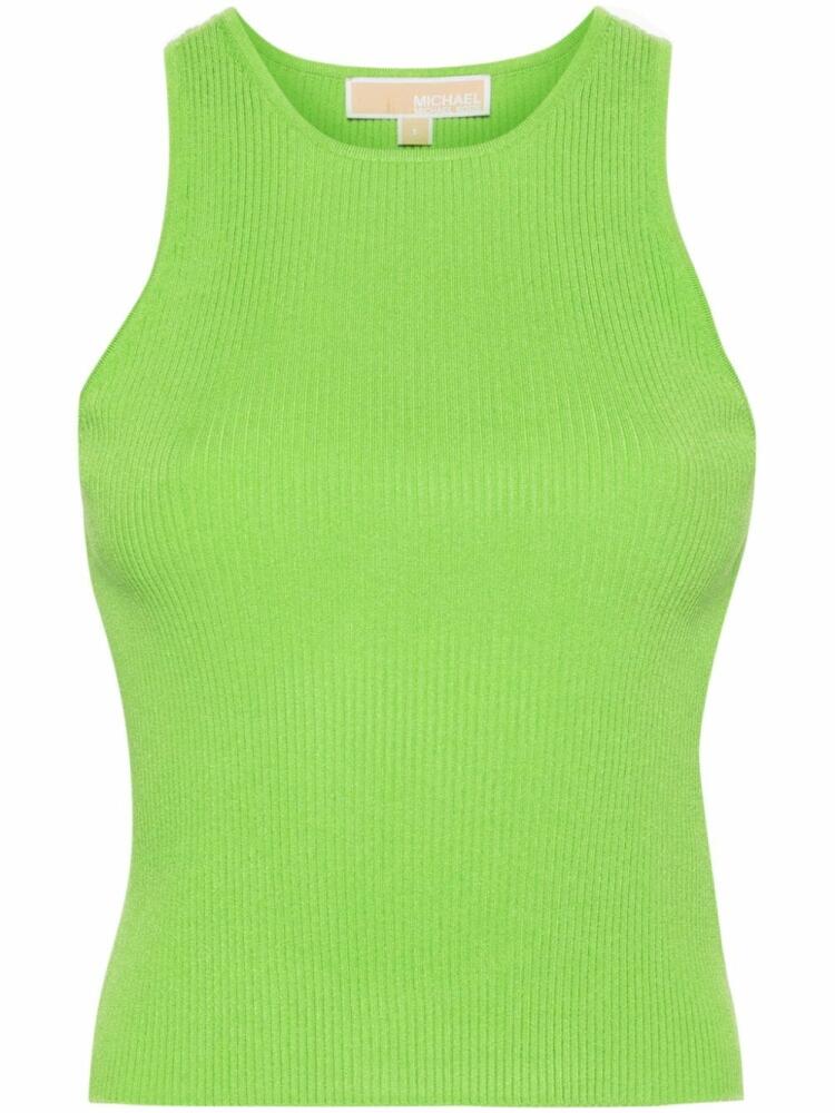 Michael Michael Kors ribbed knitted top - Green Cover