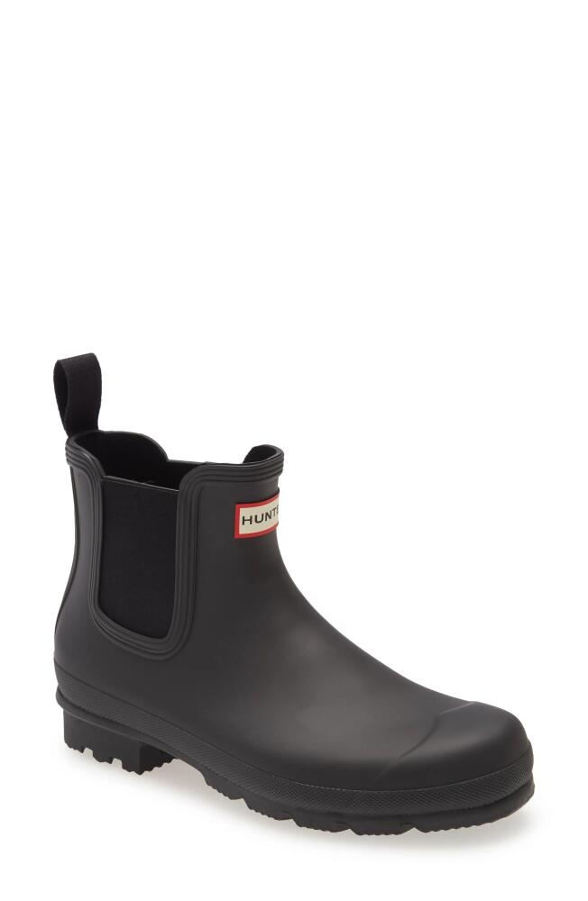 Hunter Original Waterproof Chelsea Rain Boot in Black Cover