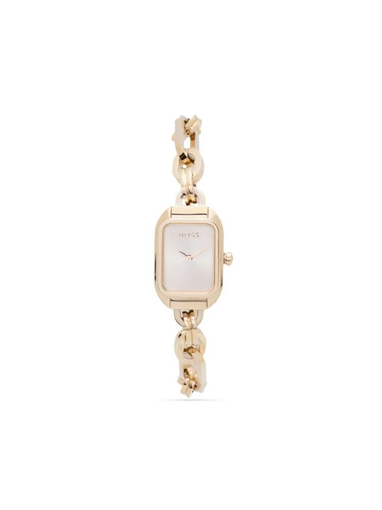 BOSS chain-link bracelet quartz 21mm - Gold Cover