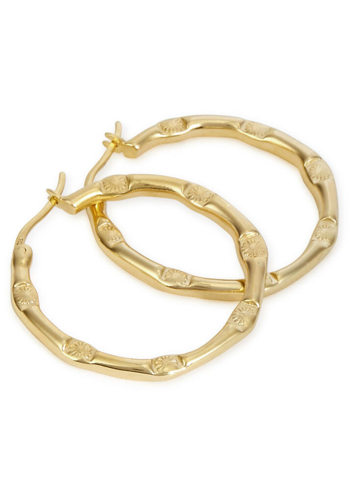 Daisy London X Estée Lalonde Goddess Glow 18kt Gold-plated Hoop Earrings Cover