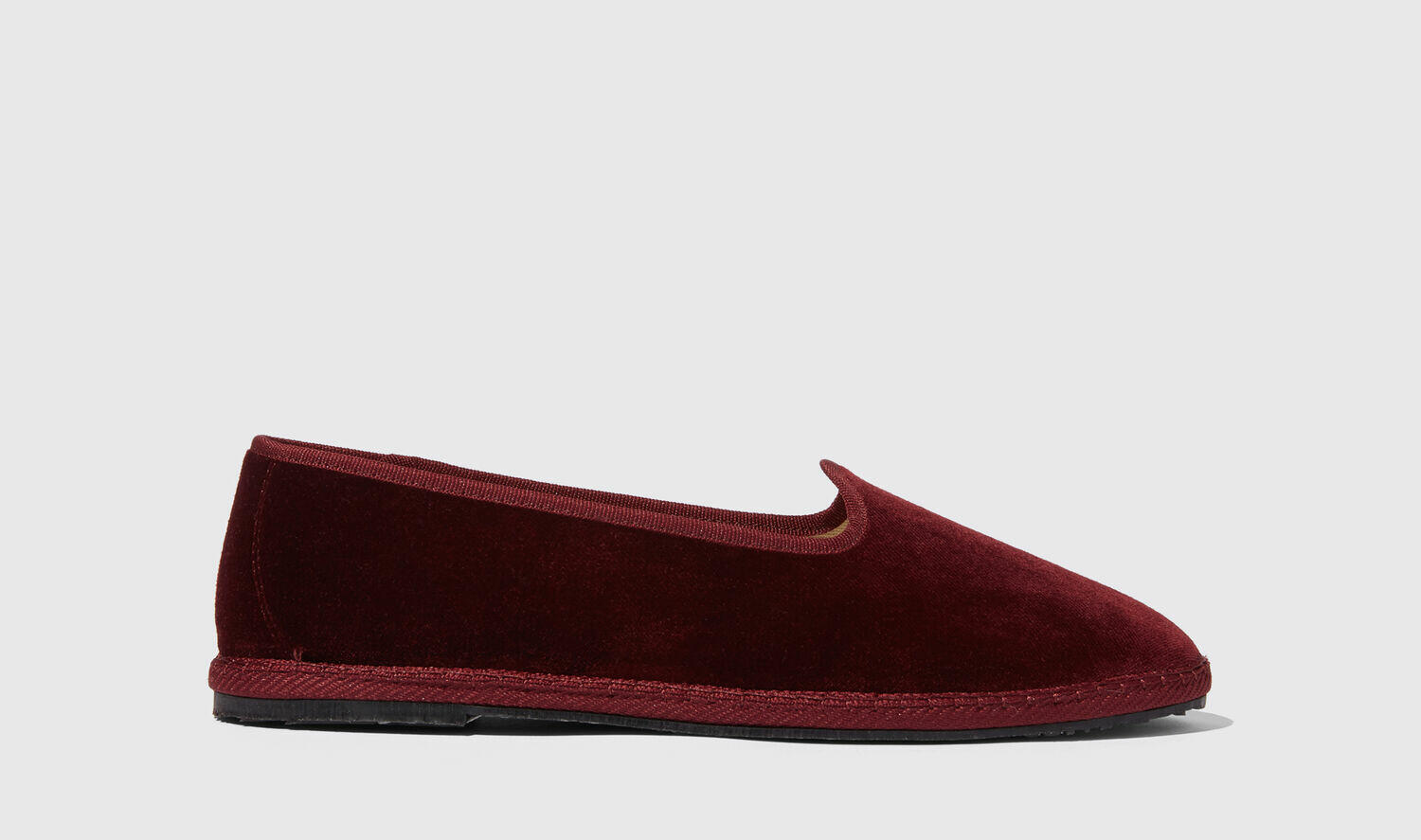 Scarosso Slippers Valentino Bordeaux Velluto Velvet Cover