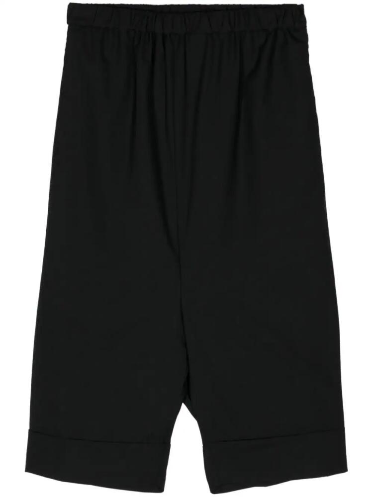 Junya Watanabe drop-crotch wool trousers - Black Cover