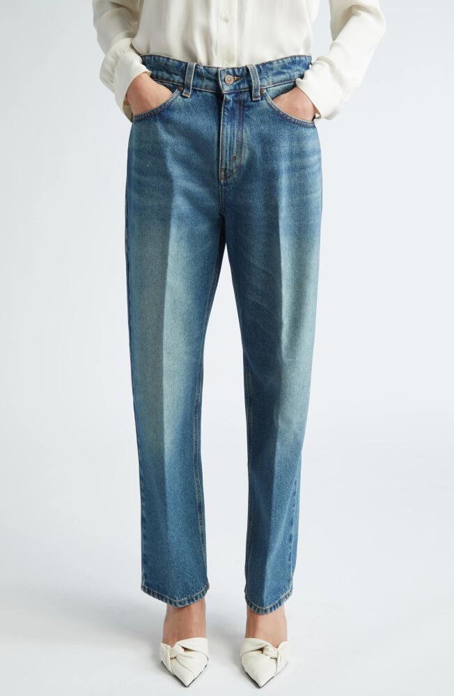 Victoria Beckham Relaxed Straight Leg Jeans in Antique Indigo Wash Cover