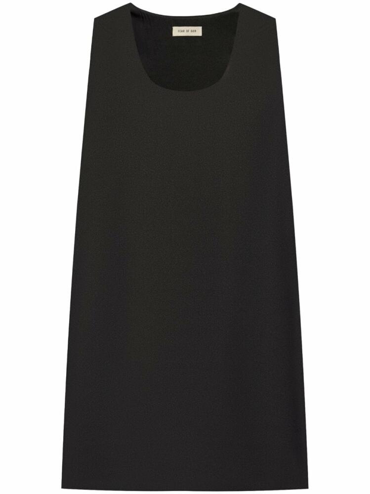 Fear Of God U-neck silk tank top - Black Cover