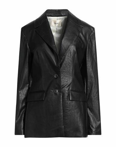 Suoli Woman Blazer Black Polyurethane Cover