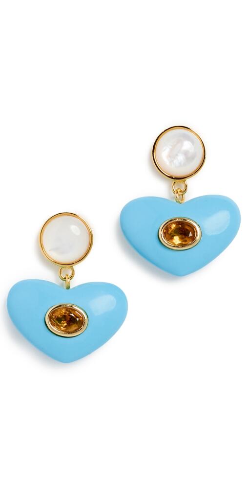 Lizzie Fortunato Enamored Earrings In Turquoise Turquoise Cover