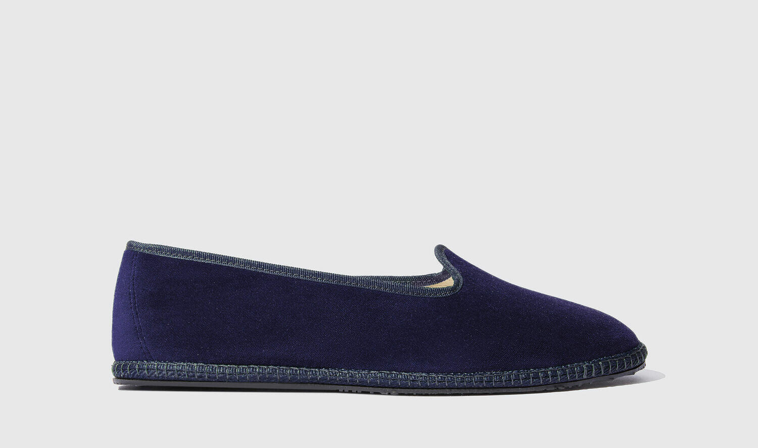 Scarosso Slippers Valentino Blu Velluto Velvet Cover