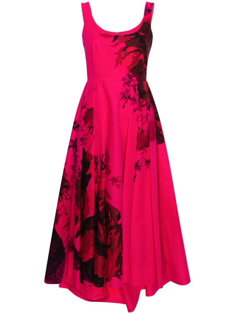 ERDEM floral-print A-line maxi dress - Pink Cover