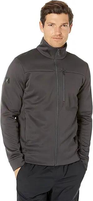 Helly Hansen Crew Fleece Jacket (Ebony) Men's Clothing Cover