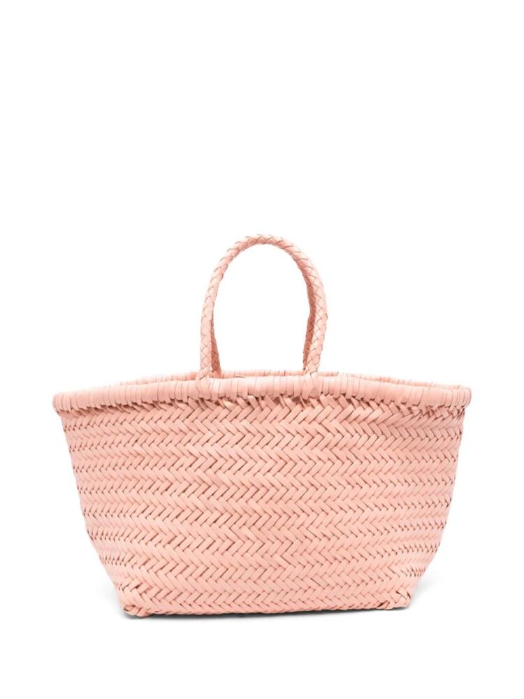 DRAGON DIFFUSION small Triple Jump woven tote bag - Pink Cover