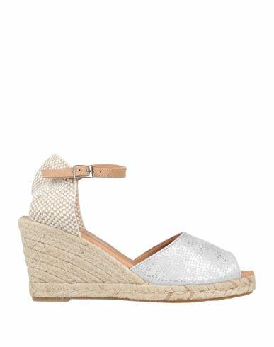 Kanna Woman Espadrilles Light grey Soft Leather Cover