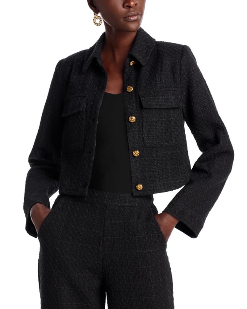 Aqua x Liat Baruch Tweed Cropped Jacket - 100% Exclusive Cover