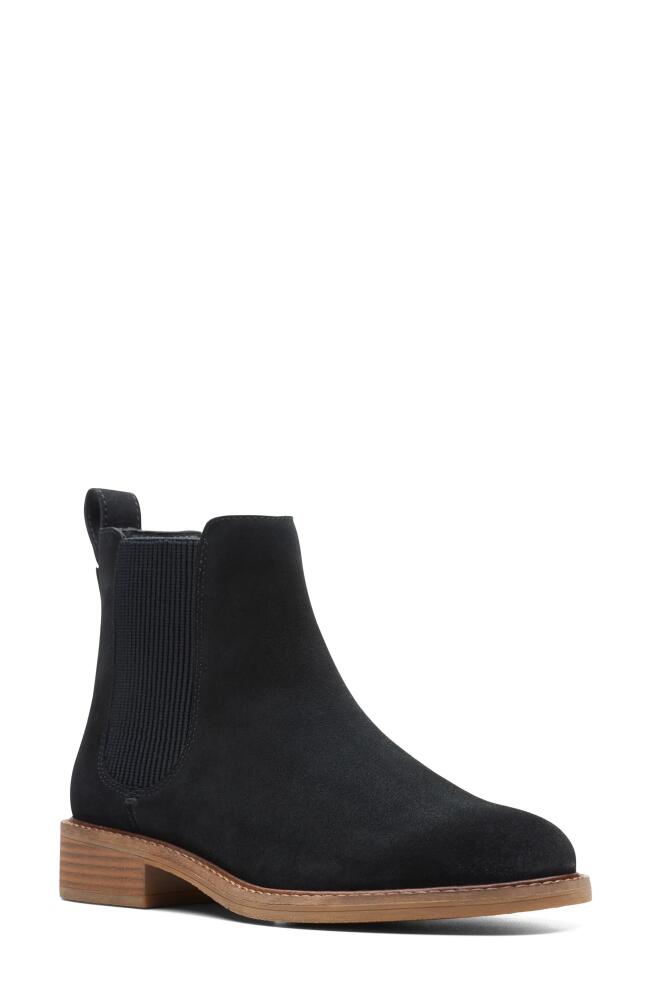 Clarks(r) Cologne Arlo 2 Chelsea Boot in Black Sde Cover