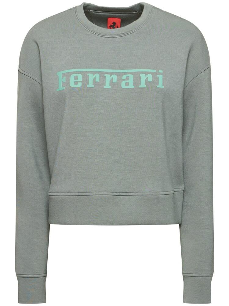 FERRARI Scuba Viscose Blend Crewneck Sweatshirt Cover