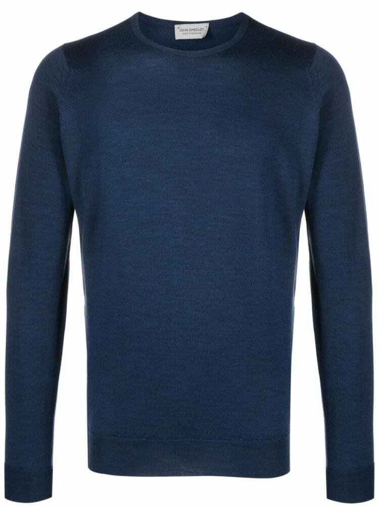 John Smedley Marcus wool jumper - Blue Cover