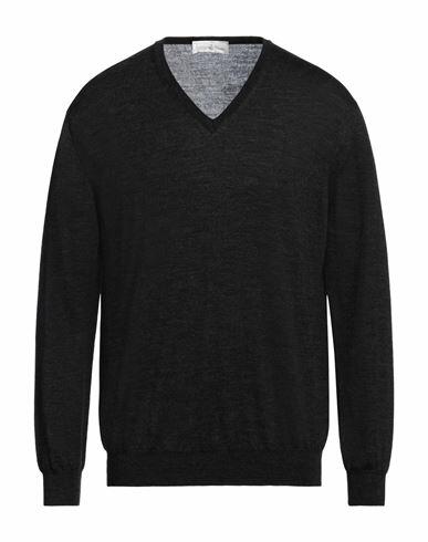 Della Ciana Man Sweater Steel grey Merino Wool Cover