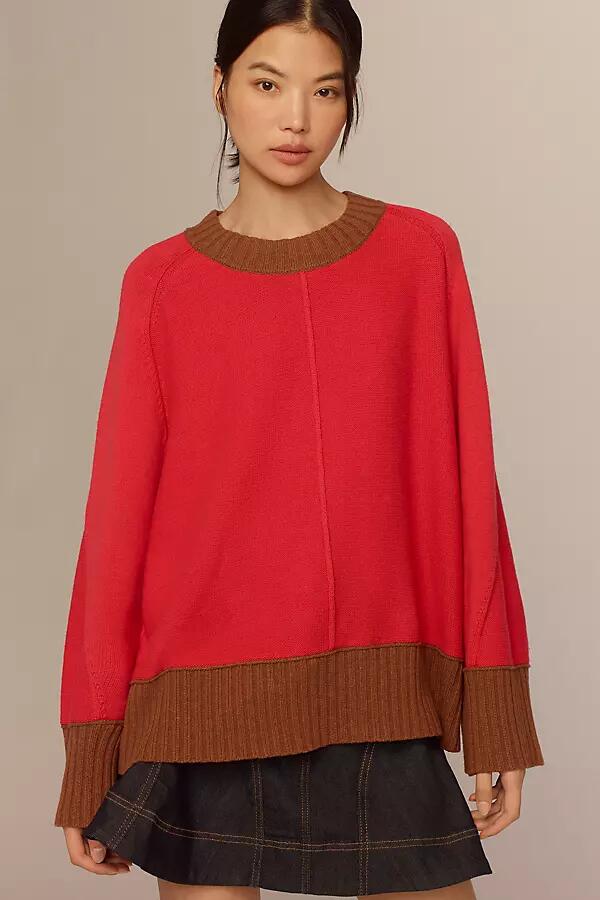 Maeve The Chandler Crew-Neck Relaxed Pullover Sweater Cover