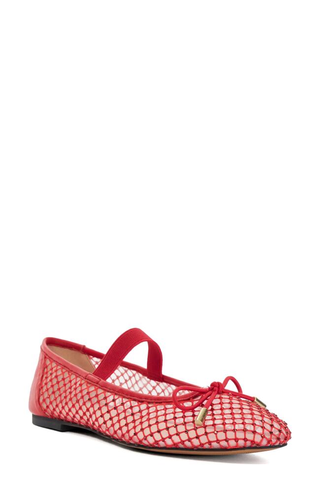 Dune London Happening Mary Jane Flat in Red Cover