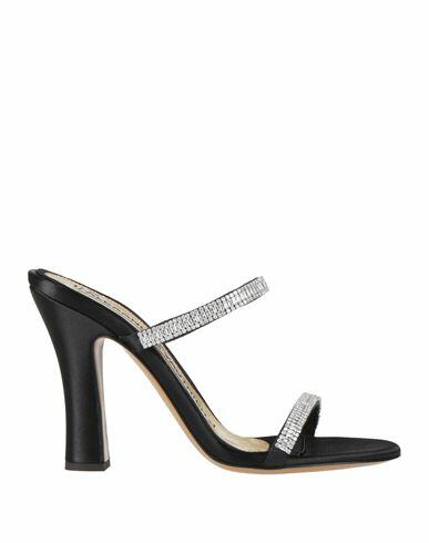 Alexandre Vauthier Woman Sandals Silver Textile fibers Cover