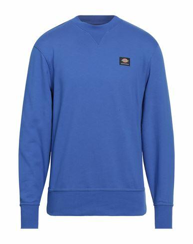 Dickies Man Sweatshirt Bright blue Cotton Cover