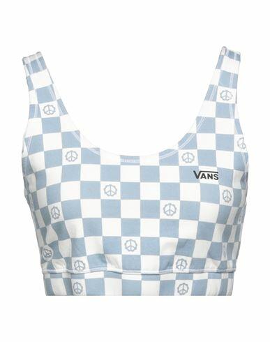 Vans Woman Top Pastel blue Cotton, Elastane Cover