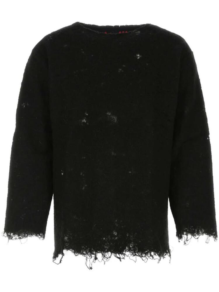 VITELLI regenerated yarn sweater - Black Cover