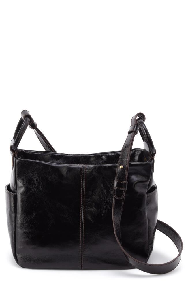 HOBO Sheila Leather Crossbody Bag in Black Cover