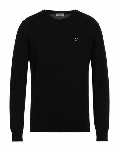 Jeckerson Man Sweater Black Viscose, Wool, Polyamide, Cashmere Cover