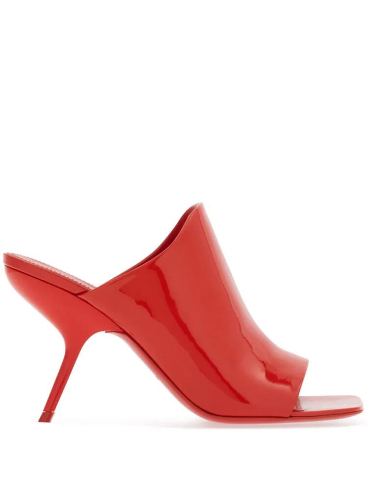 Ferragamo 85mm open-toe slide mules - Red Cover