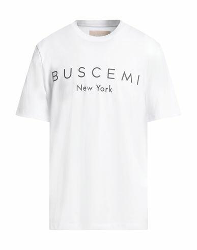 Buscemi Man T-shirt White Cotton, Elastane Cover