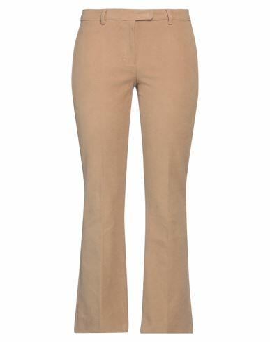 's Max Mara Woman Pants Camel Cotton, Elastane Cover