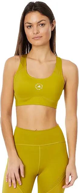 adidas by Stella McCartney TruePurpose Power Impact Training Medium Support Bra IR9655 (Pulse Olive 1) Women's Bra Cover