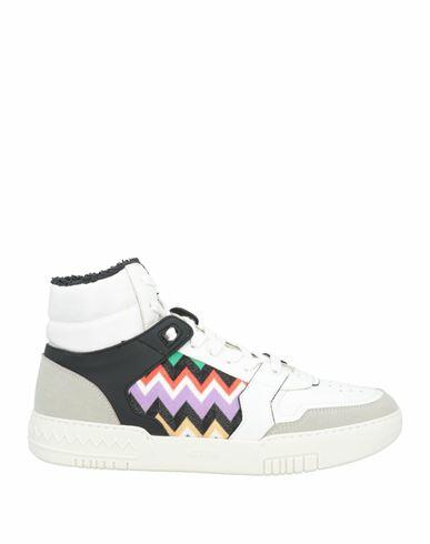 Missoni Man Sneakers White Textile fibers Cover