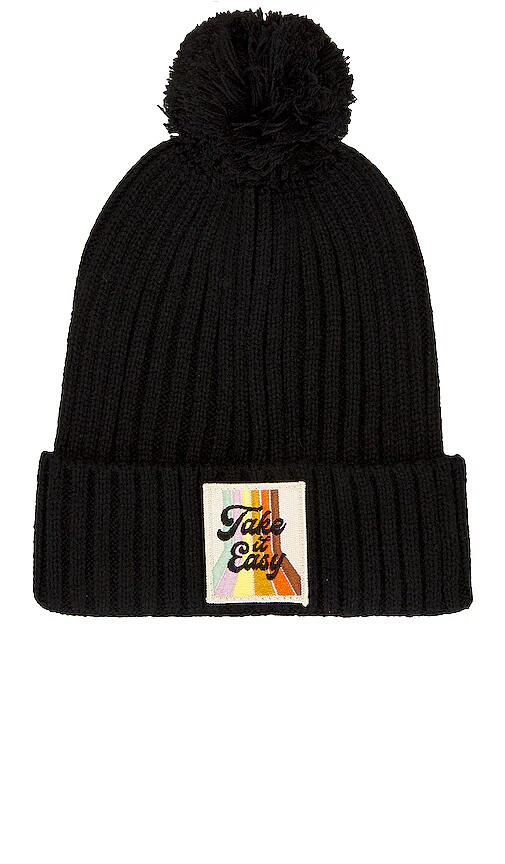 Friday Feelin Take It Easy Beanie in Black Cover