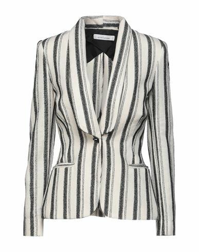 Nostrasantissima Woman Blazer Beige Cotton, Linen, Viscose, Acrylic, Polyamide Cover