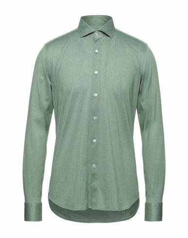 Sonrisa Man Shirt Green Size 16 ½ Cotton Cover