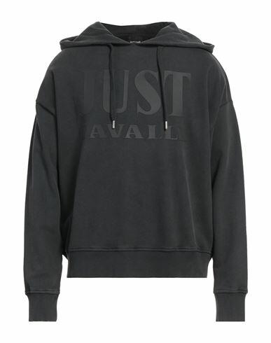 Just Cavalli Man Sweatshirt Lead Cotton, Elastane Cover