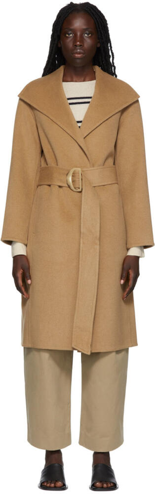 Vince Tan Belted Coat Cover