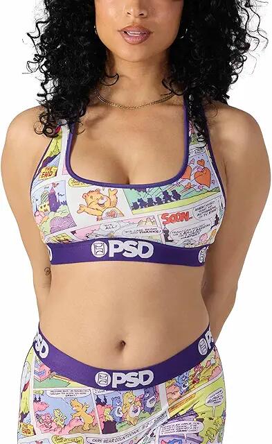 PSD Carebear Comic Sport Bra (Multicolor) Women's Bra Cover