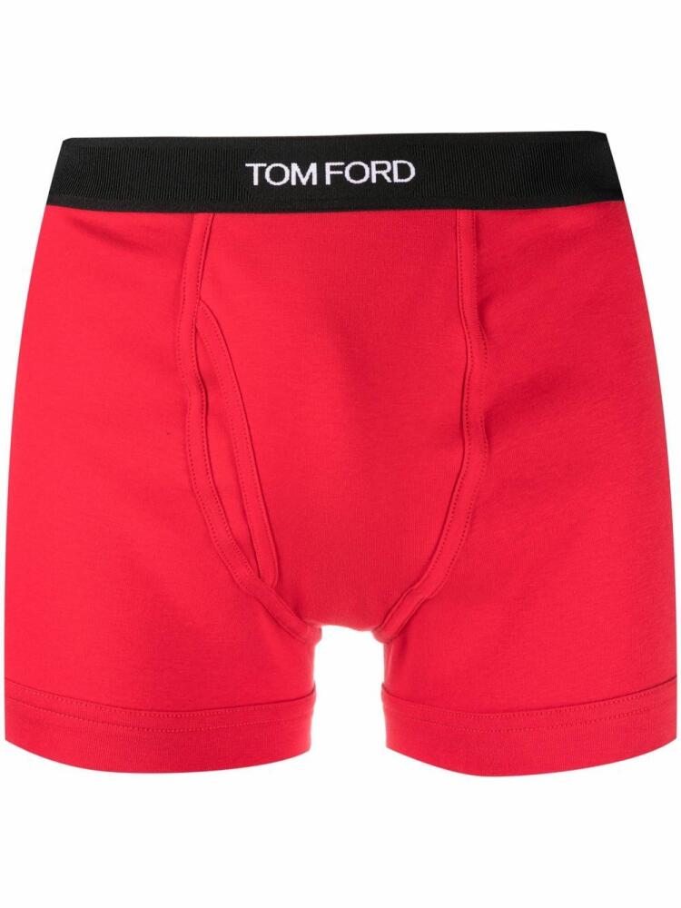 TOM FORD logo waistband boxers - Red Cover